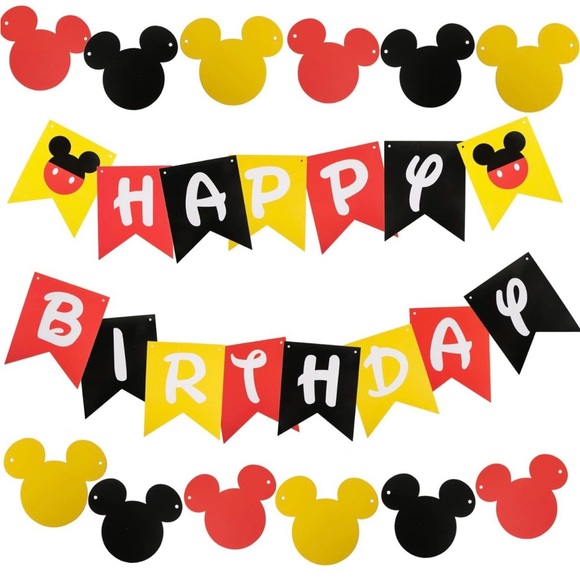 Mickey Mouse Themed Birthday Party Supplies Set - Picture 5 of 9
